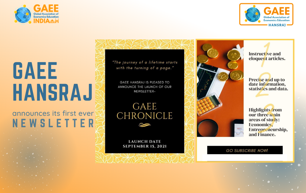GAEE Hansraj announces newsletter GAEE Chronicle